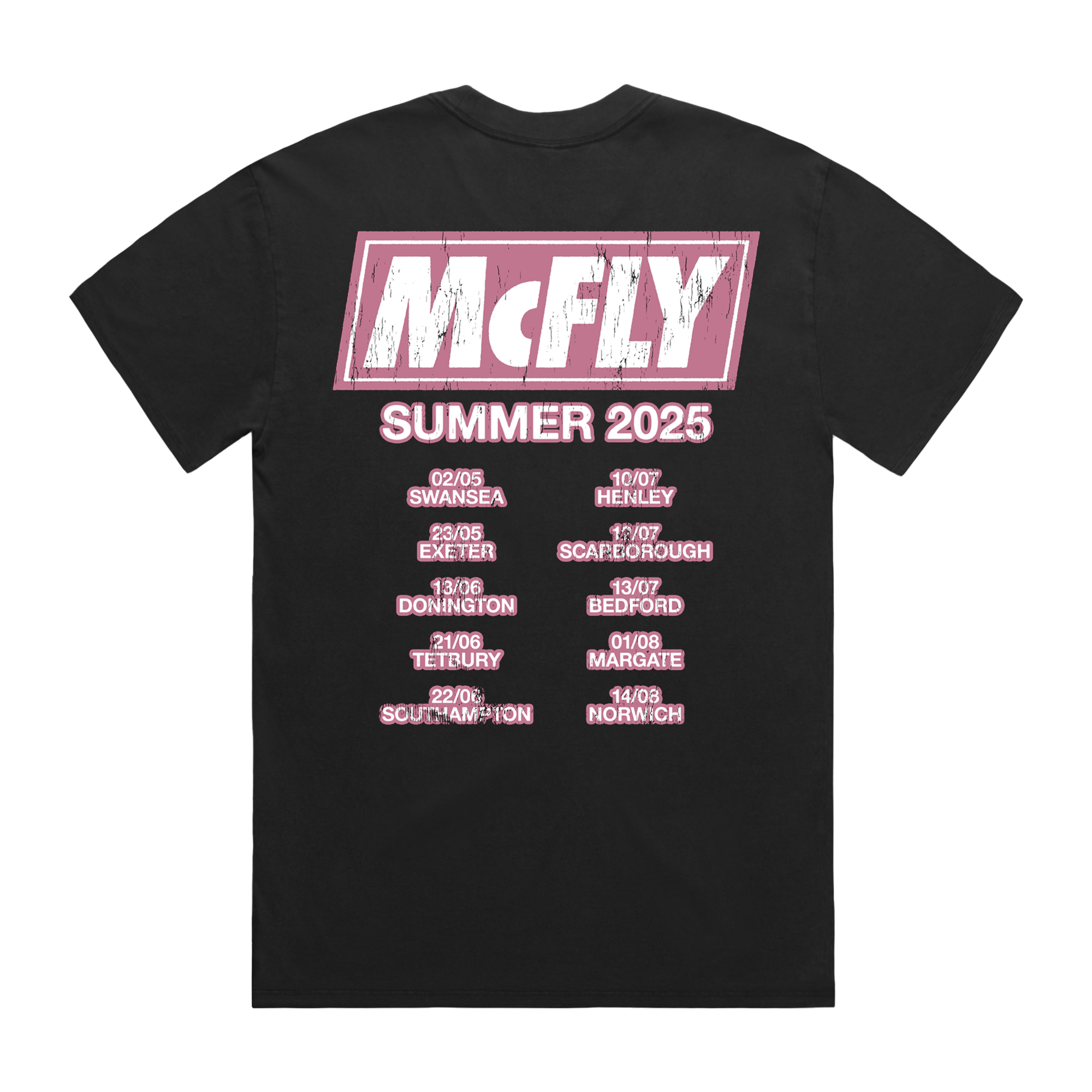 Summer 2025 Tour Black T-Shirt