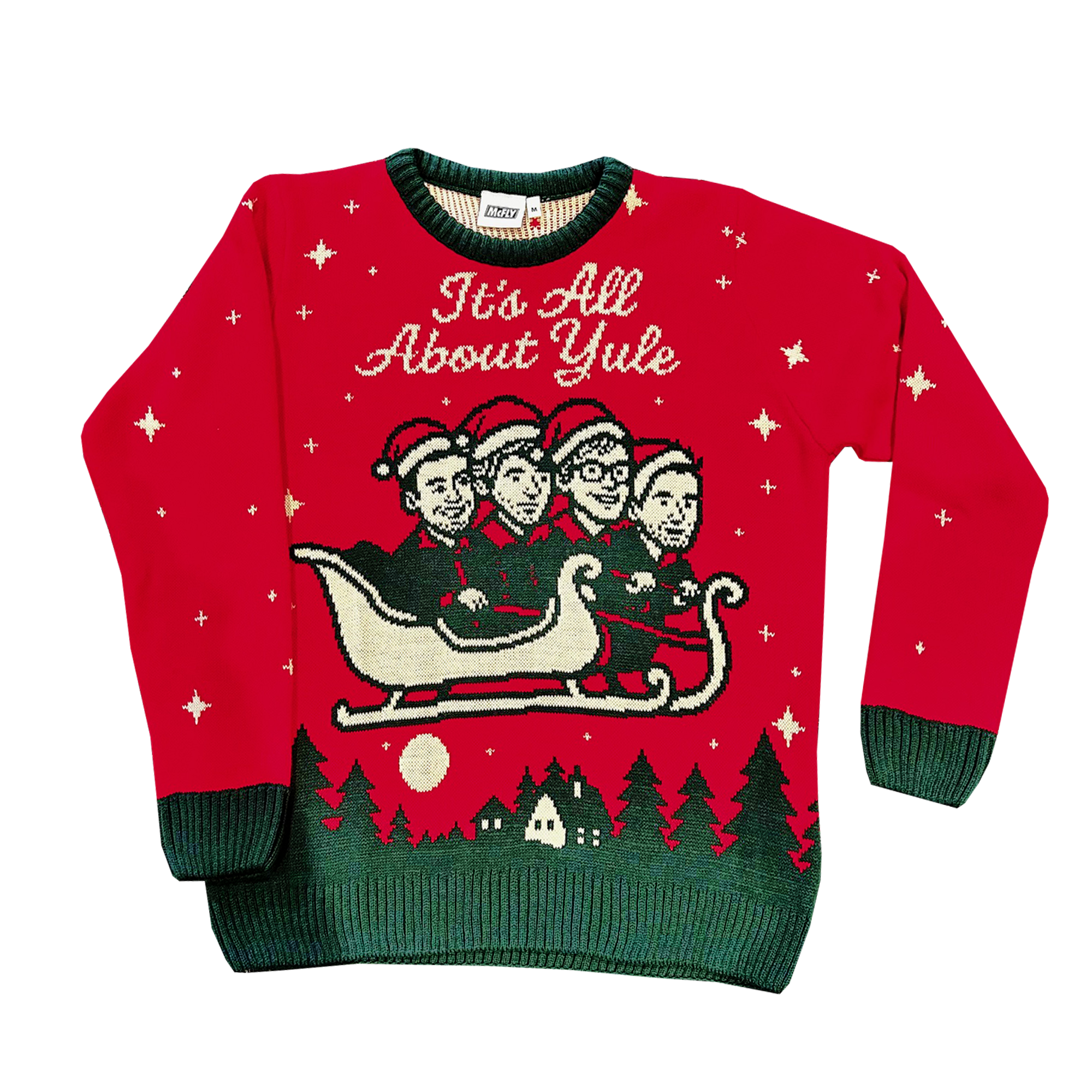 It's All About Yule Knitted Christmas Jumper