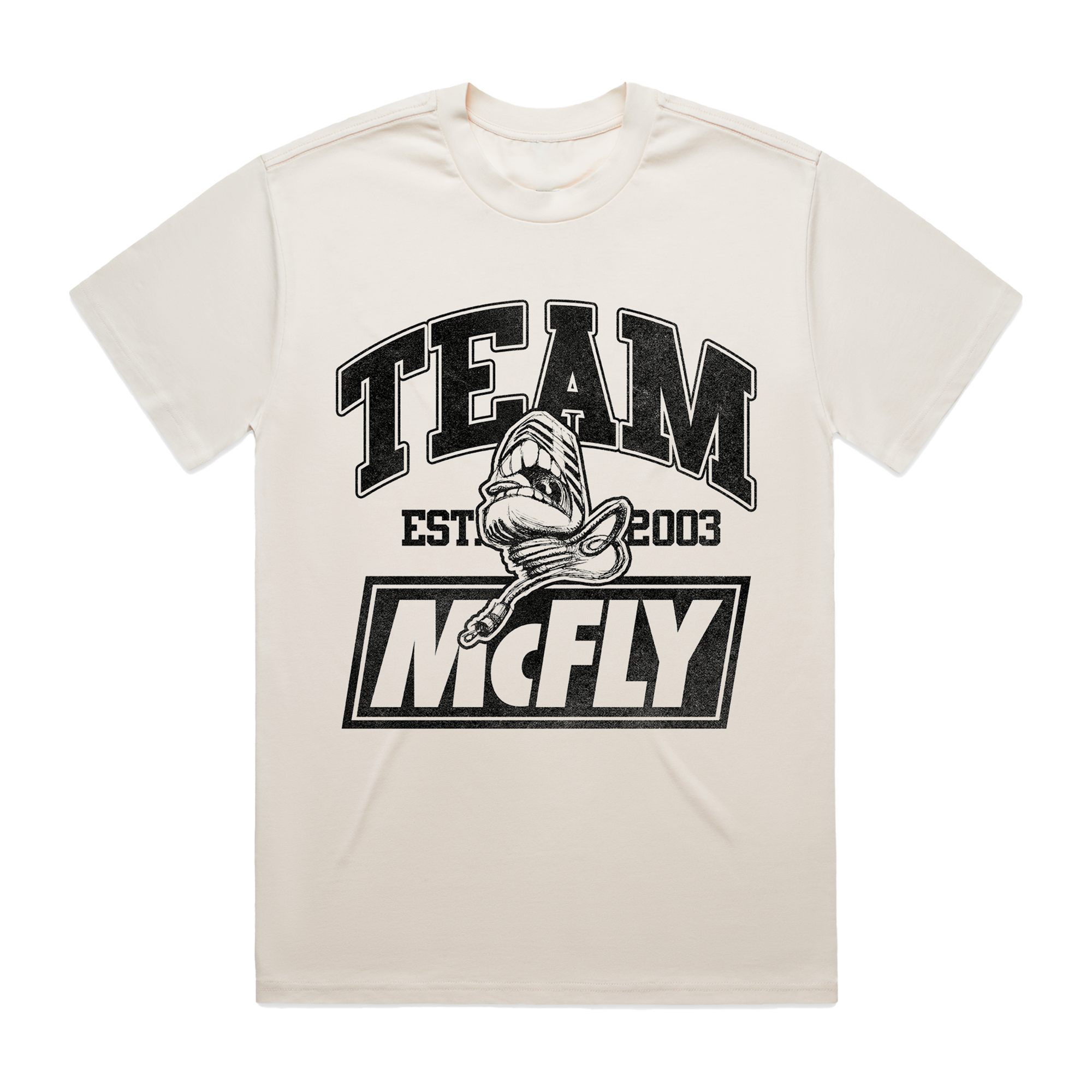 Team McFly Ecru T-Shirt