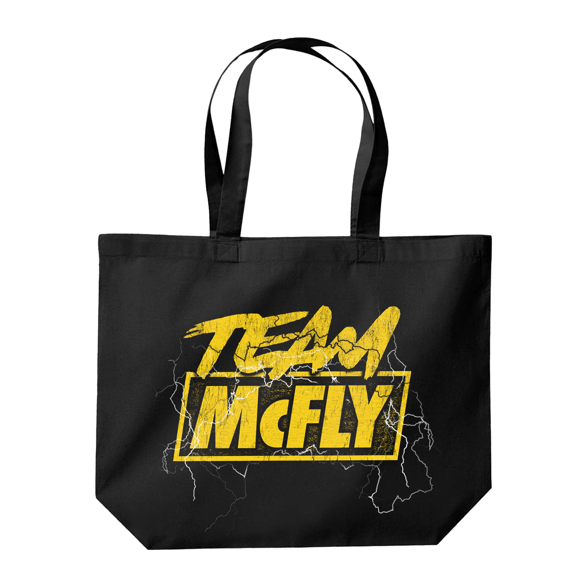 Team McFly Black Tote Bag
