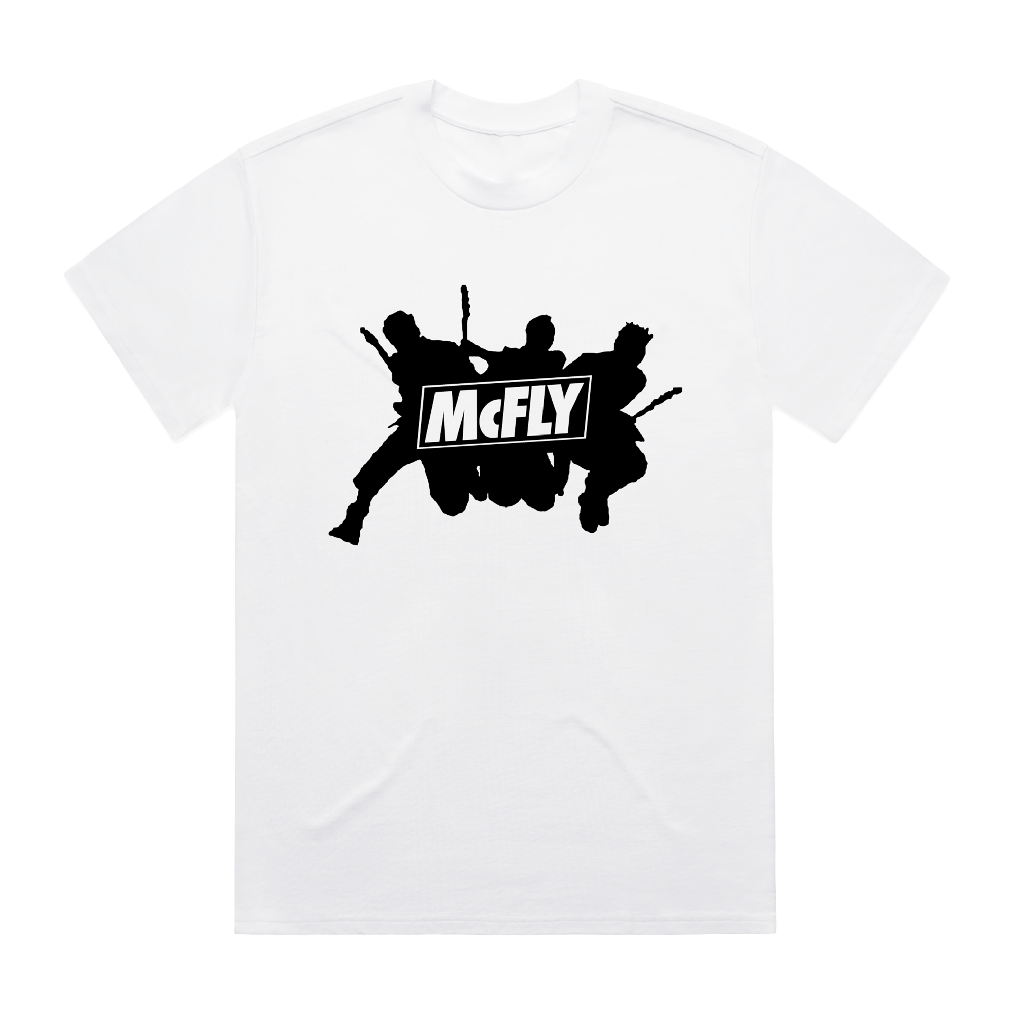 Mcfly vs Busted White T-Shirt