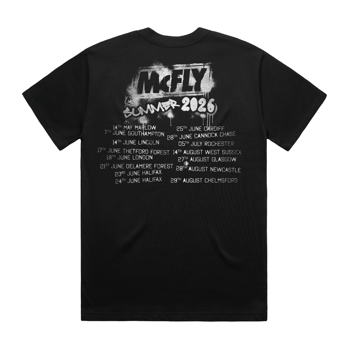 Summer 2026 Tour | Black T-Shirt