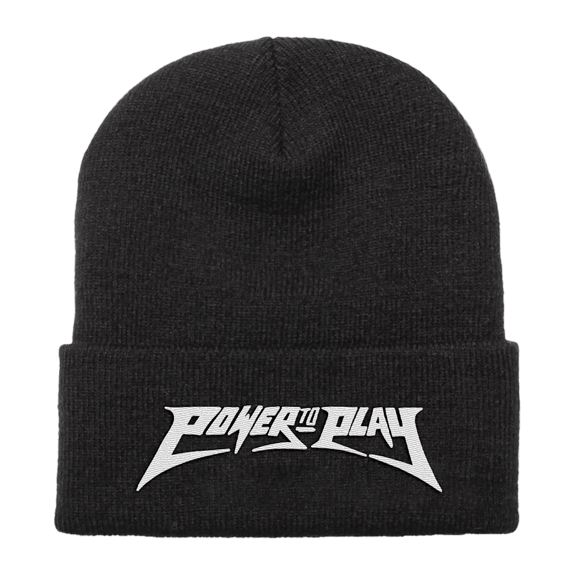 Power To Play | Black Beanie