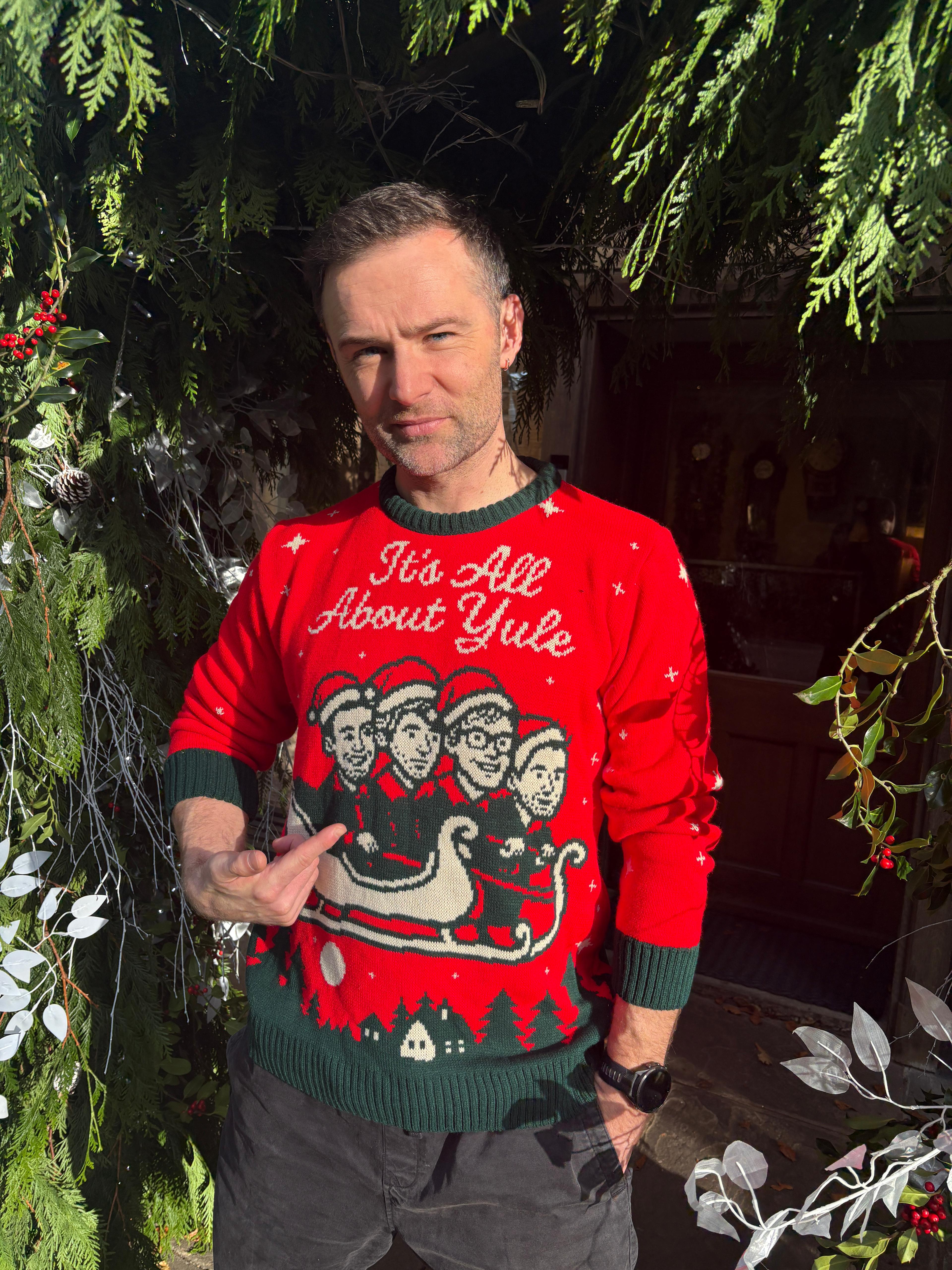 It's All About Yule Knitted Christmas Jumper