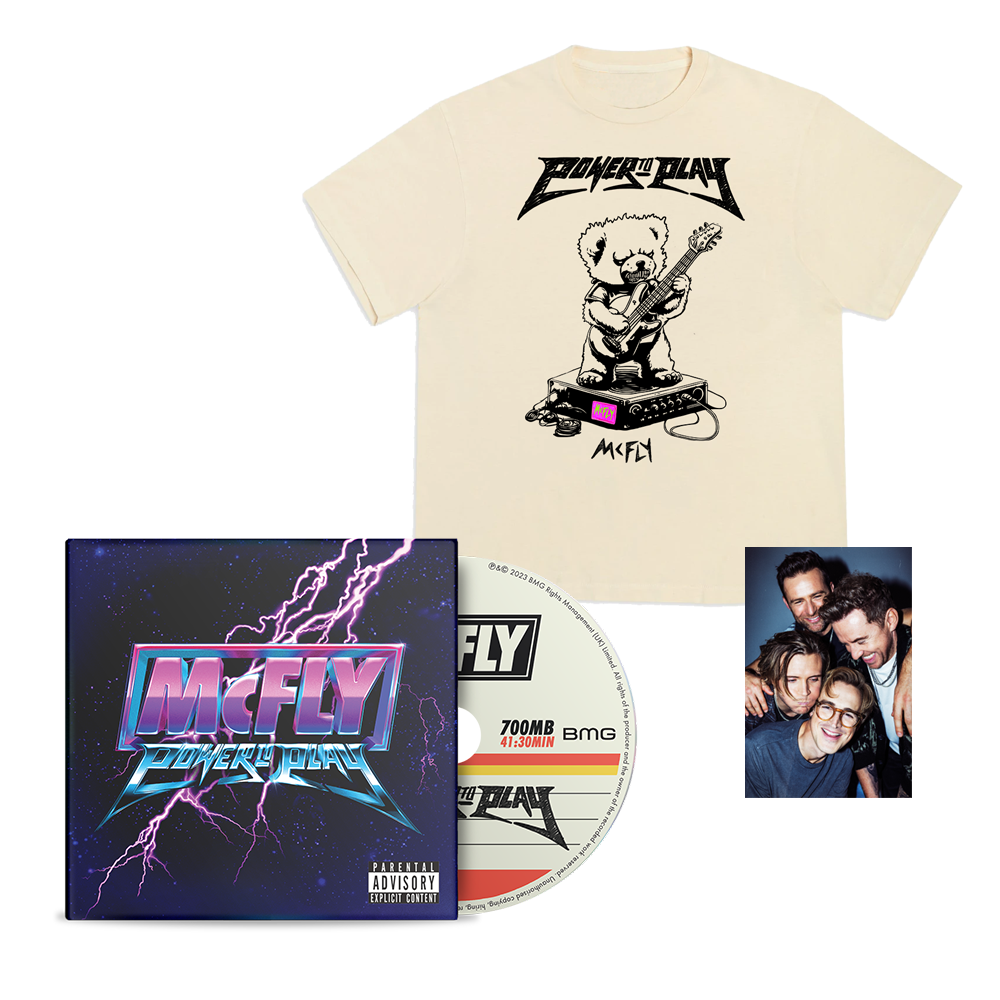 Power To Play | Bear Tee + Choice of Format + Signed Postcard