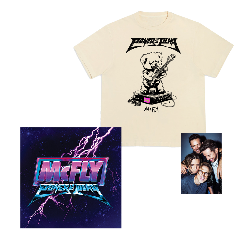 Power To Play | Bear Tee + Choice of Format + Signed Postcard